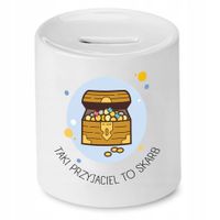 Skarbonka Dla Przyjaciela To Skarb Prezent Z Nadrukiem Ze Zdjęciem