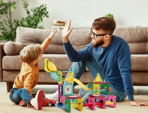 KLOCKI MAGNETYCZNE KONSTRUKCYJNE ŚWIECĄCY TOR KULKOWY ZJEŻDZALNIA 3D na Arena.pl