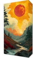 Obraz 20x40cm Dzika Rzeka Zmierzchem