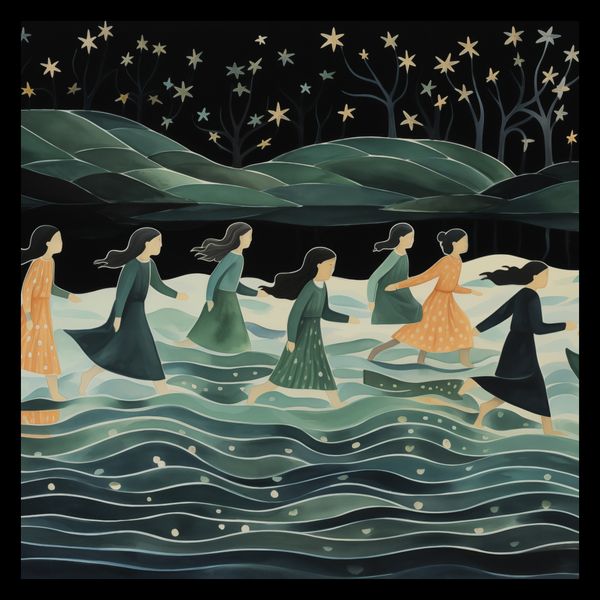 Plakat 40x40cm Nocna Procesja zdjęcie 2