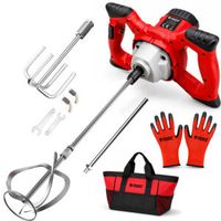 MIESZADŁO DO KLEJU BETONU FARB ELEKTRYCZNE 2800W 2x MIESZALNIK + TORBA XXXL