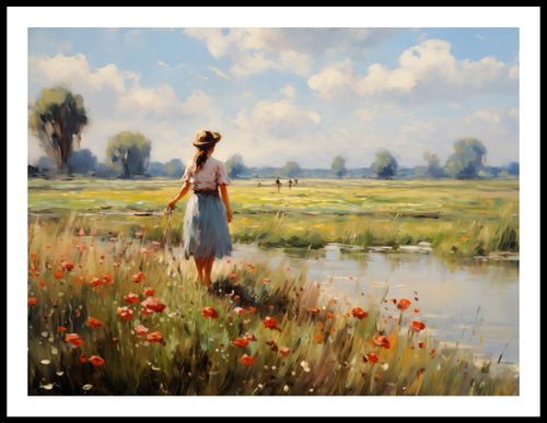 Plakat 80x60cm Wiejski Spokój na Arena.pl