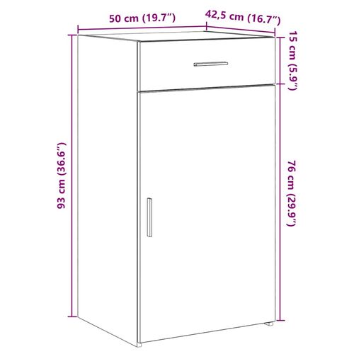 Bufet Stare drewno 50 x 42,5 x 93 cm Materiał drewnopochodny na Arena.pl