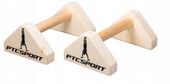PTCSPORT Paraletki drewniane uchwyty do pompek 28CM POLSKI PRODUCENT