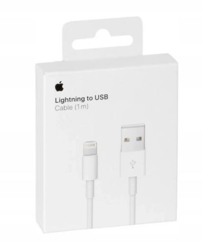 Kabel Apple USB 2.0 - Lightning 1m biały na Arena.pl