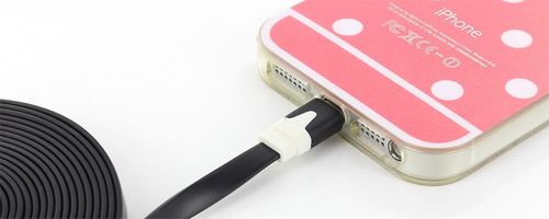 Długi Kabel USB Płaski iPhone iOS9 3m na Arena.pl