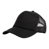 Czapka Trucker Full Color dla dorosłych do termotransferu - czarna
