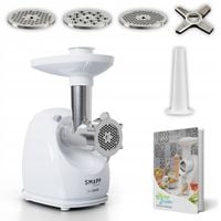 Maszynka do mielenia mięsa SMAPP + nadziewarka BIAŁA EBOOK 2000 W