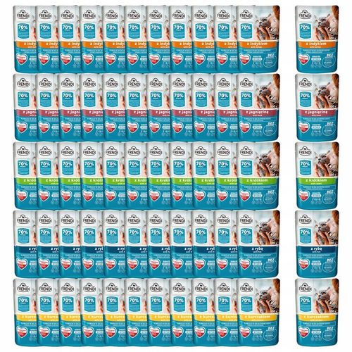 FRENDI Saszetka karma mokra dla kota mix smaków 60 x 100g na Arena.pl