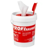 ściereczki w wiaderku do nasączania z dozownikiem profisauber wet set 100
