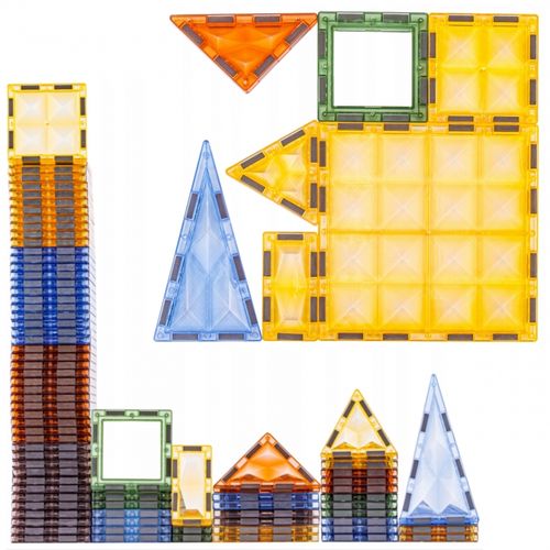 WOOPIE Klocki Magnetyczne Konstrukcyjne Świecące 3D Park Dinozaurów 124el. na Arena.pl