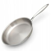 Patelnia stalowa Masterpan 26cm Tri-Ply 3-warstwowa, indukcja, gaz. Premium