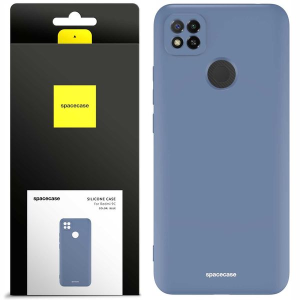 Spacecase Silicone Case Redmi 9C Blue zdjęcie 1