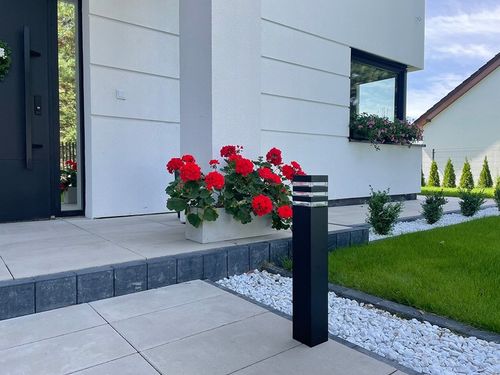 Lampa Ogrodowa stojąca słupek ogrodowy 80 cm E27 na Arena.pl