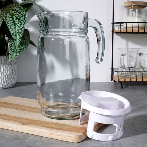 Dzbanek NA NAPOJE wodę sok lemoniadę do napojów szklany z pokrywką na Arena.pl