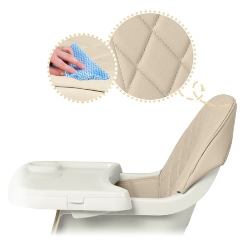 Krzesełko do karmienia Nukido Lilo beżowe na Arena.pl