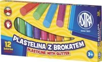 plastelina 12kol astra brokat  303107001 a"5 0637