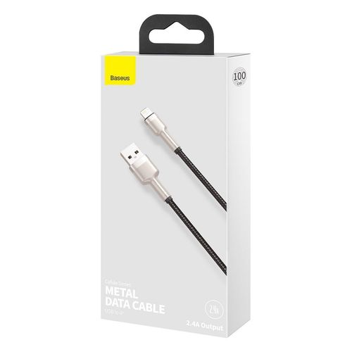 kabel usb do lightning baseus cafule, 2.4a, 1m (czarny) na Arena.pl