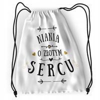 Plecak Sportowy Szkolny Niani Worek Torba Z Nadrukiem Ze Zdjęciem