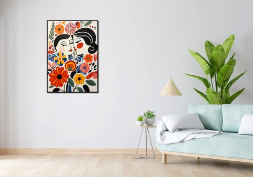 Plakat 67,5x95cm Kwiatowy Romans na Arena.pl