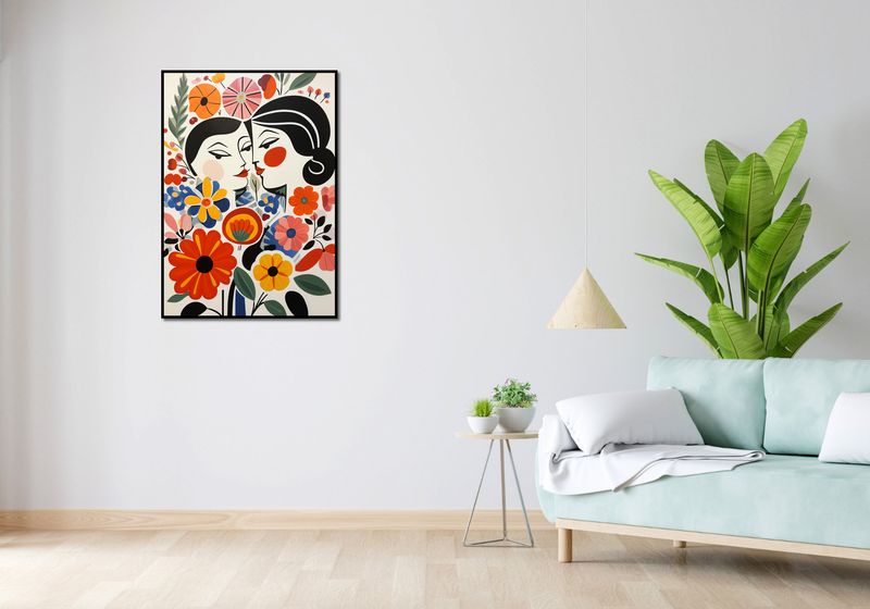Plakat 67,5x95cm Kwiatowy Romans zdjęcie 4
