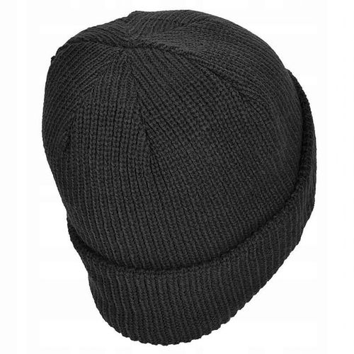 CZAPKA ZIMOWA WOJSKOWA MIL-TEC OCIEPLINA 3M THINSULATE CIEPŁA CZARNA na Arena.pl