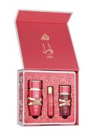 zestaw lattafa yara candy edp 100ml + 12ml edp + hair mist 50ml