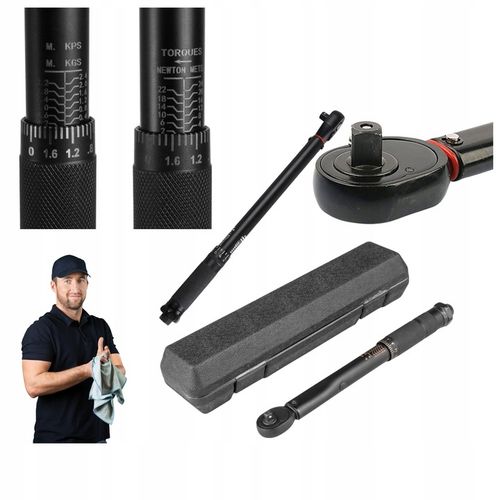 KLUCZ DYNAMOMETRYCZNY 3/8 19-110Nm DO KÓŁ GŁOWICY ŚWIEC PRECYZYJNY PRO na Arena.pl