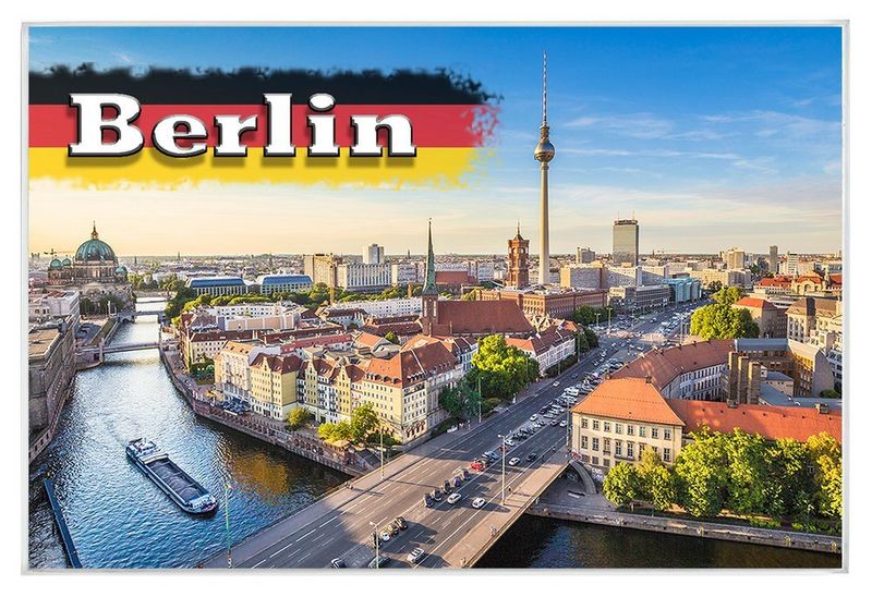 Berlin - magnes szklany zdjęcie 1