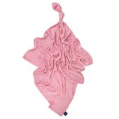 BOCIOLAND Pieluszka Bambusowa 30x30 cm chmurki różowe