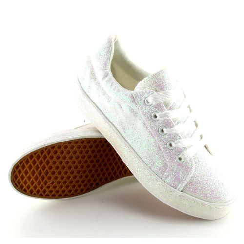 Trampki opalizujące białe BL142 white r.38 na Arena.pl