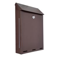 skrzynka na listy a-4 brązowa - skl a4 397