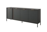 KOMODA szeroka LARS 4D 202 antracyt