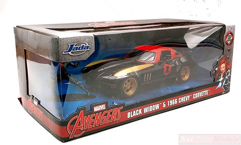 jada marvel avengers corvette 1966 chevy 1:24 zdjęcie 4