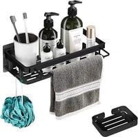 Półka łazienkowa pod prysznic samoprzylepna