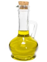 butelka szklana na ocet oliwę 150ml. z korkiem