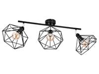 SZACH NOWOCZESNE LAMPY WISZĄCE 2712/Z-B-3 CZARNA LW3