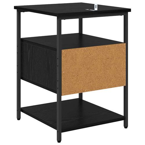 Szafka Nocna z szufladą 2 pcs Czarny dąb 40 x 42 x 56 cm na Arena.pl