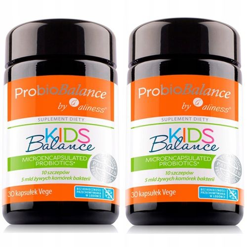2x Aliness PROBIOTYK DLA DZIECI 10 szczepów 5 mld Flora Jelita Trawienie na Arena.pl