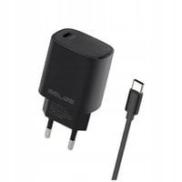 Beline Ład. siec. 1x USB-C 20W + kabelUSB-C czarna /black PD 3.0 BLNCB20C