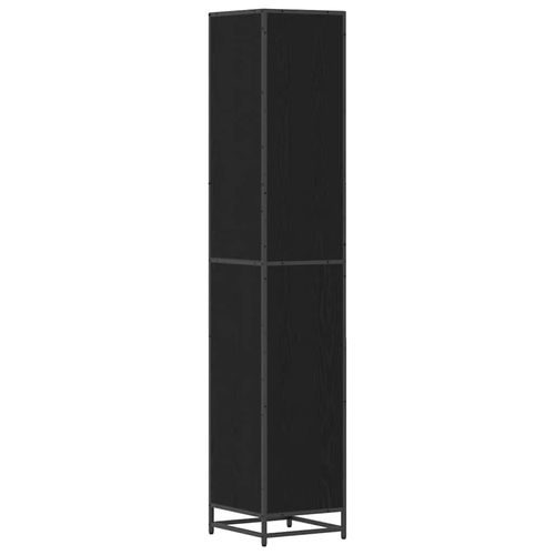 Szafka Łazienkowa z półką Czarny dąb 35 x 37.5 x 188.5 cm na Arena.pl