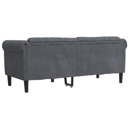 Sofa dwuosobowa, ciemnoszara, aksamit na Arena.pl