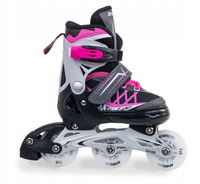 Łyżworolki 4w1 Łyżwy Rolki Wrotki r.30-33 LED kółk