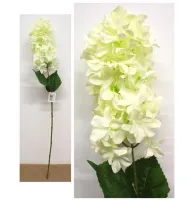 Hortensja sztuczna pojedyncza do stroików bukietów jak żywa dekoracja kwiat