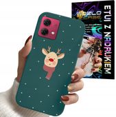 ETUI CASE DO MOTOROLA EDGE 40 NEO - ŚWIĄTECZNE WZORY RENIFER MIKOŁAJ PREZEN