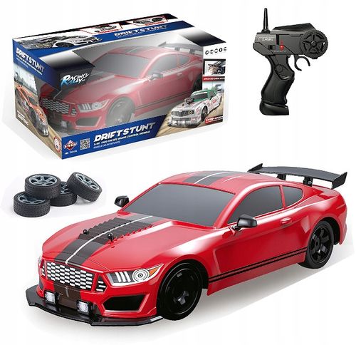 Auto Drift DUZY Samochód ZDALNIE STEROWANY na PILOTA 2.4Gz RC LED DYM 4x4 na Arena.pl