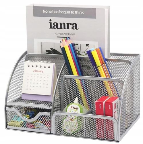 PRZYBORNIK NA BIURKO ORGANIZER NA KREDKI POJEMNIK na Arena.pl