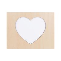 Ramka na zdjęcie ze sklejki do sublimacji - serce