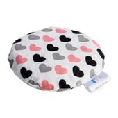 BOCIOLAND Termofor z pestek wiśni mały 180 g serca pastelowe