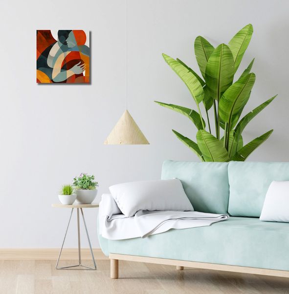 Obraz 30x30cm Objęcia zdjęcie 2